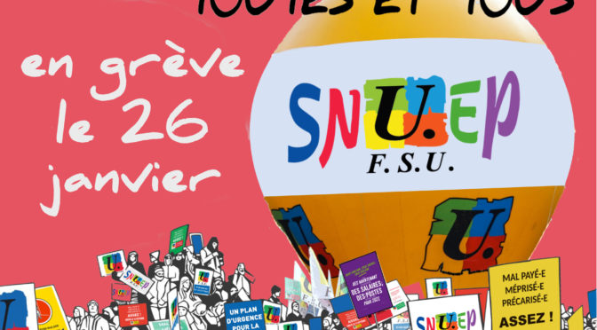 Grève 26 janvier. Manifestations 10h30 Nice, Toulon, Draguignan, Brignoles – Pour nos salaires et nos conditions de travail